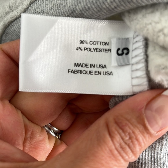 Pam & Gela Annie NWT Sweatshirt w/ Metallic Snakeskin Arm Embellishments - Picture 8 of 11